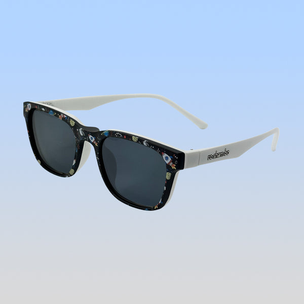 Pops Magnetic Snap-On Sunglasses | Youth White