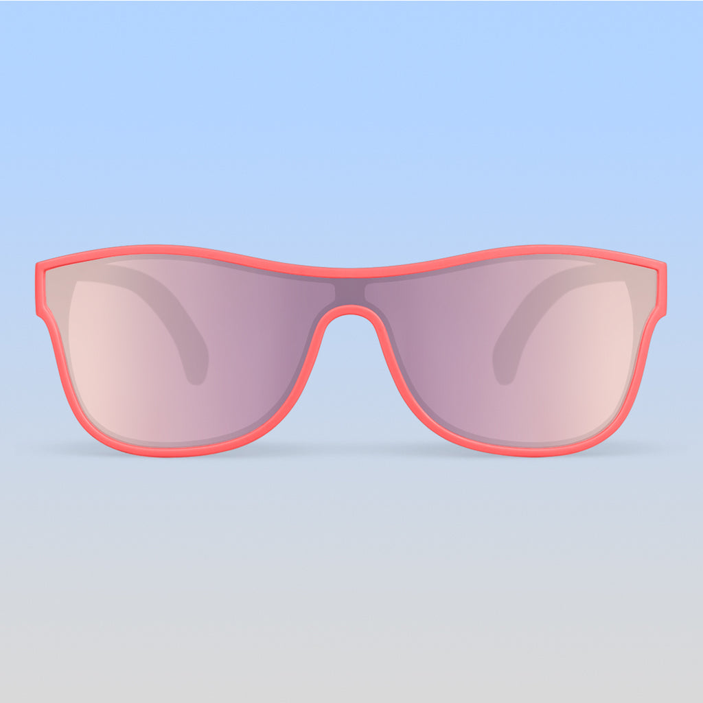 Hot Pink Single Shield Sunglasses