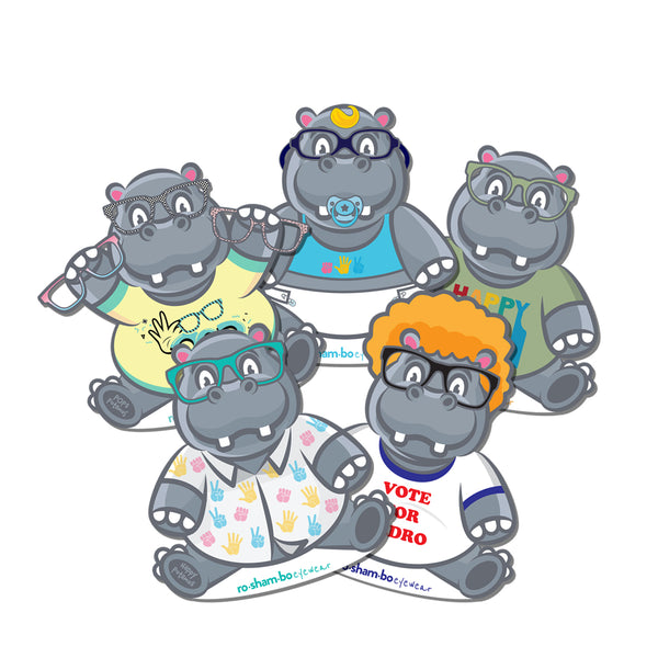 Happy Potamus Sticker Pack