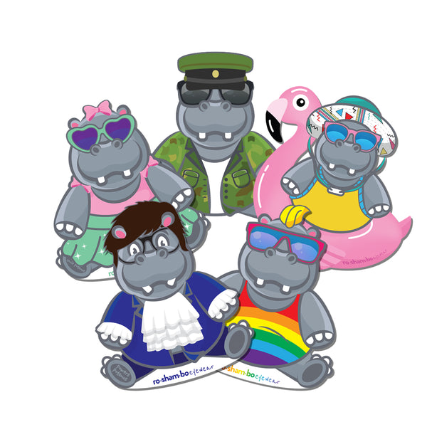 Happy Potamus Sticker Pack