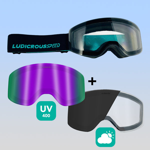 Juego de gafas de nieve Ludicrous Speed ​​| Juventud