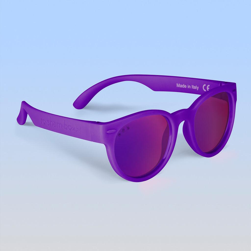 Round sunglasses purple outlet lenses