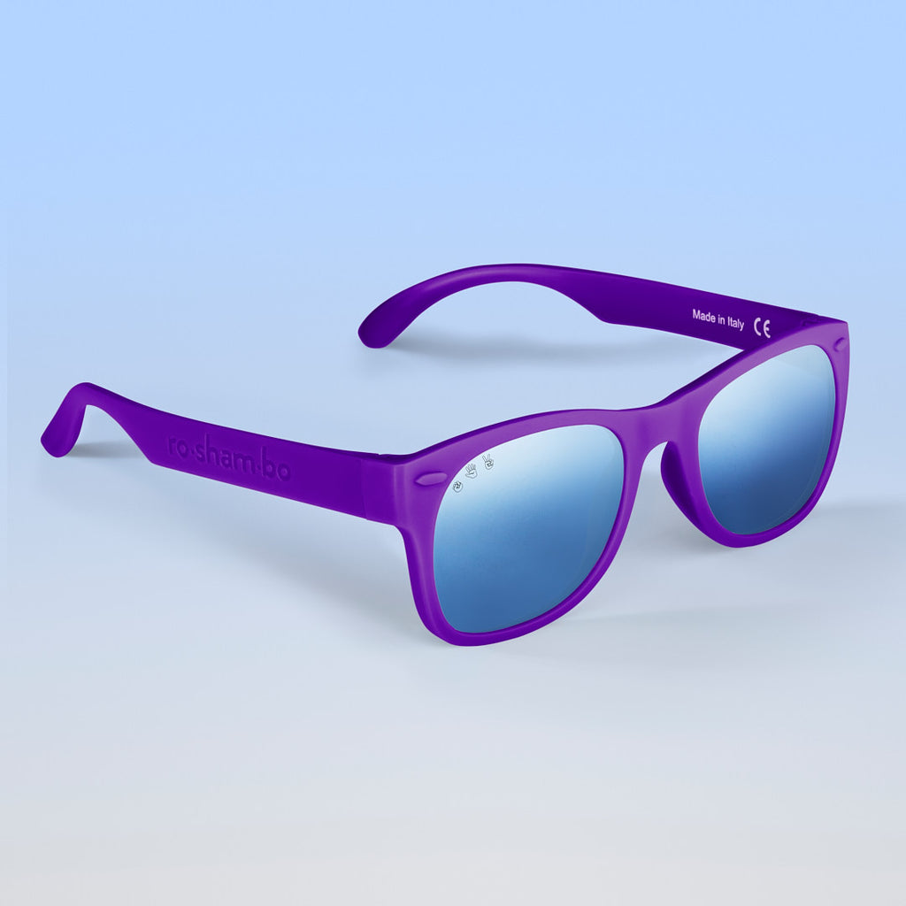 Roshambo Toddler Daphne Polarized Sunglasses, Purple/Grey