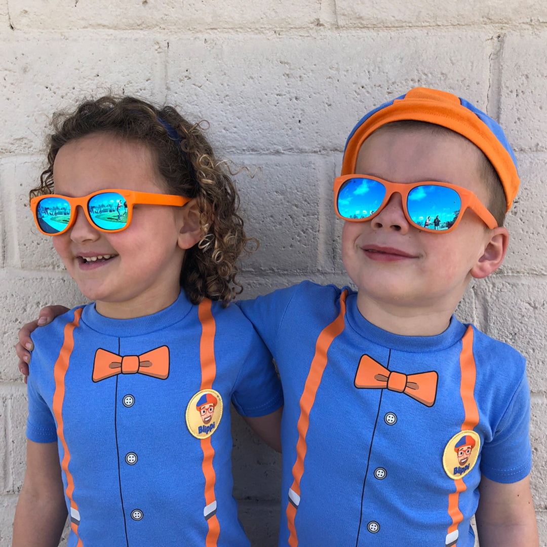 Blippi Orange Prescription Glasses for Babies | Roshambo Eyewear