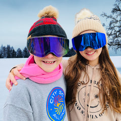 Kids polarized store ski goggles