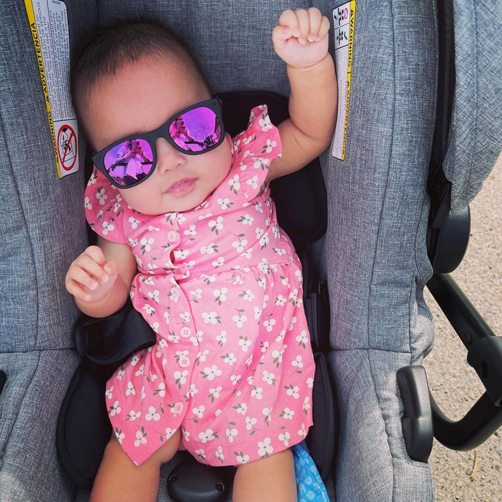 Polarized Black Baby Sunglasses | Infant Sunglasses
