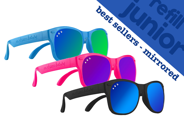 JUNIOR | 6-Pack of Best Sellers w/ Mirrored Lens - ro•sham•bo baby sunglasses